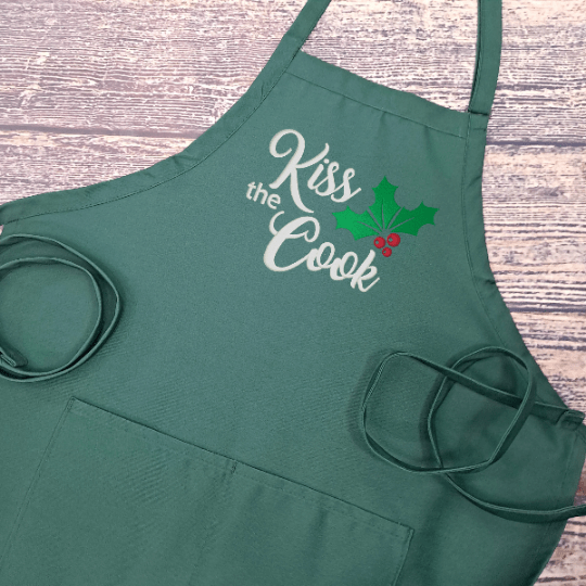 {{product_title}} – {{color}} embroidered kitchen apron