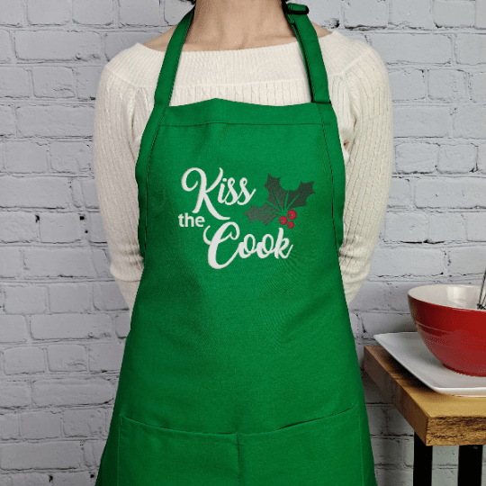 {{product_title}} – {{color}} embroidered kitchen apron