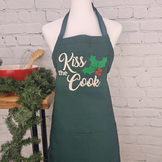 {{product_title}} – {{color}} embroidered kitchen apron