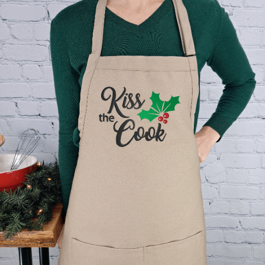 {{product_title}} – {{color}} embroidered kitchen apron