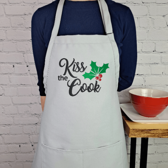 {{product_title}} – {{color}} embroidered kitchen apron