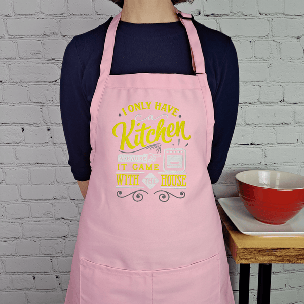 {{product_title}} – {{color}} embroidered kitchen apron