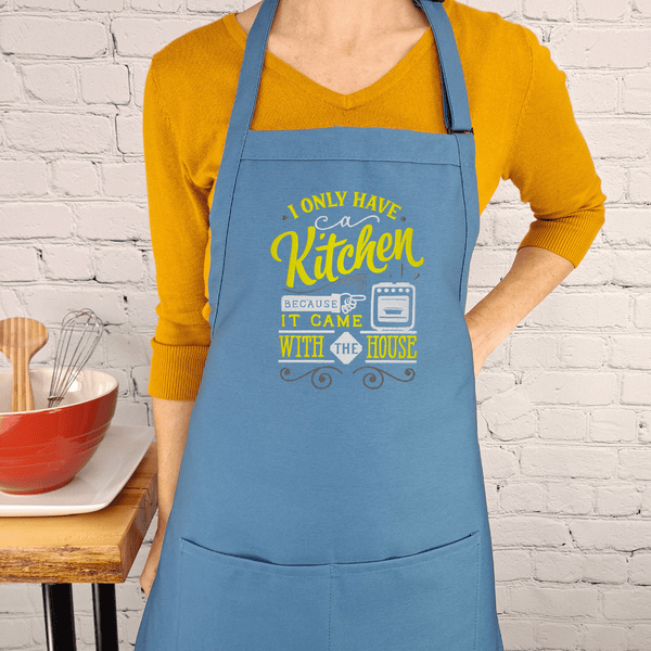 {{product_title}} – {{color}} embroidered kitchen apron