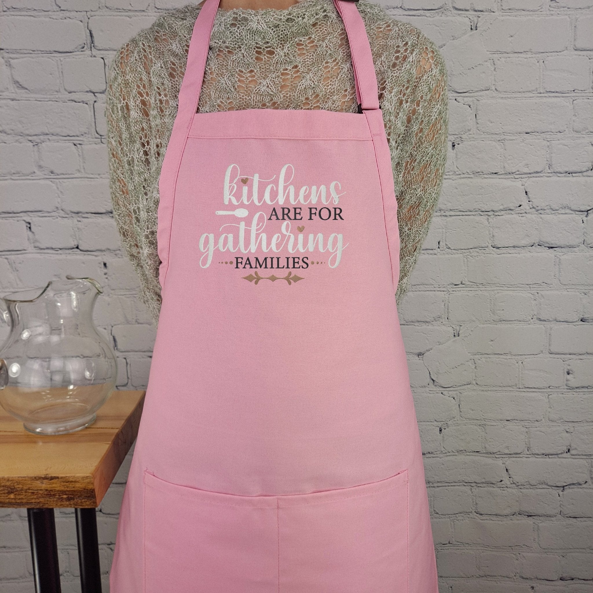 {{product_title}} – {{color}} embroidered kitchen apron