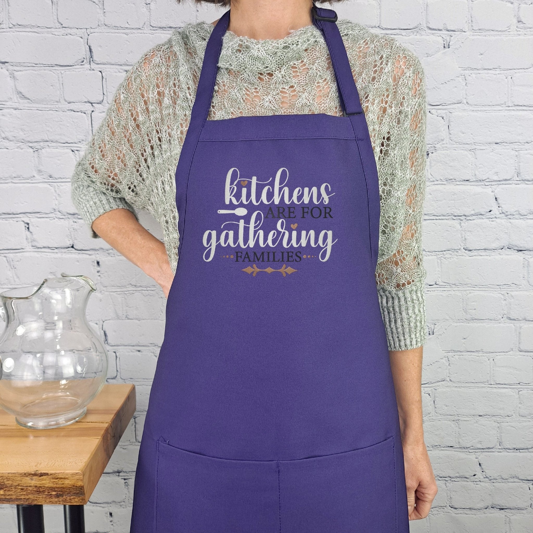 {{product_title}} – {{color}} embroidered kitchen apron