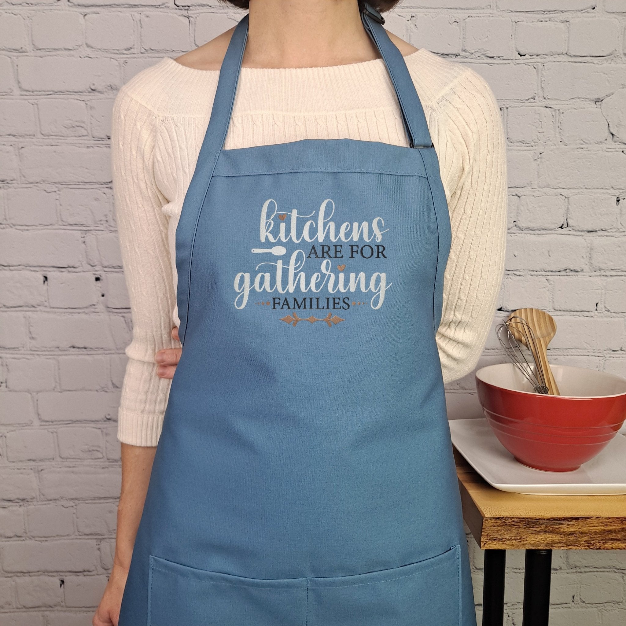 {{product_title}} – {{color}} embroidered kitchen apron