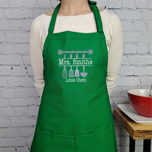 {{product_title}} – {{color}} embroidered kitchen apron