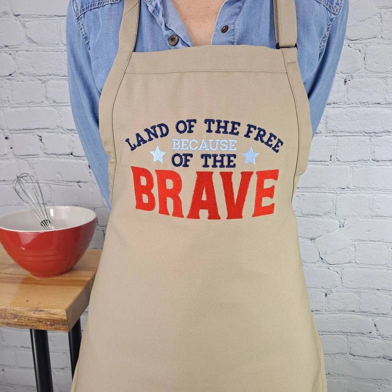 {{product_title}} – {{color}} embroidered kitchen apron
