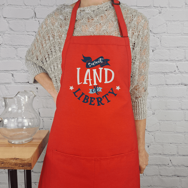 {{product_title}} – {{color}} embroidered kitchen apron