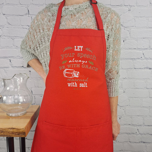{{product_title}} – {{color}} embroidered kitchen apron