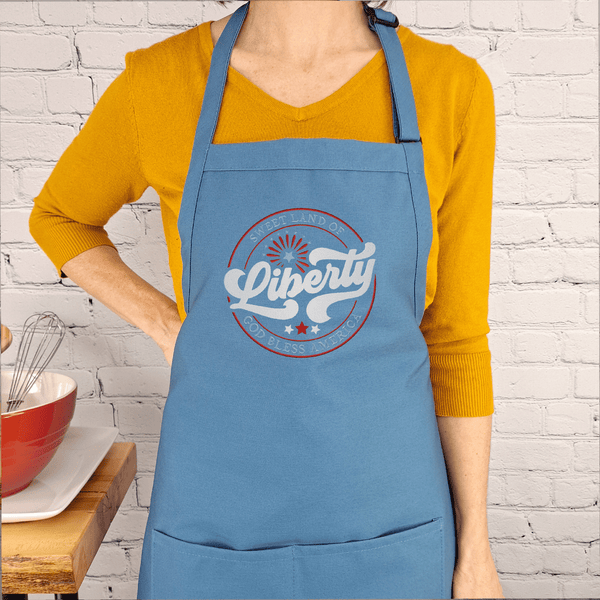 {{product_title}} – {{color}} embroidered kitchen apron