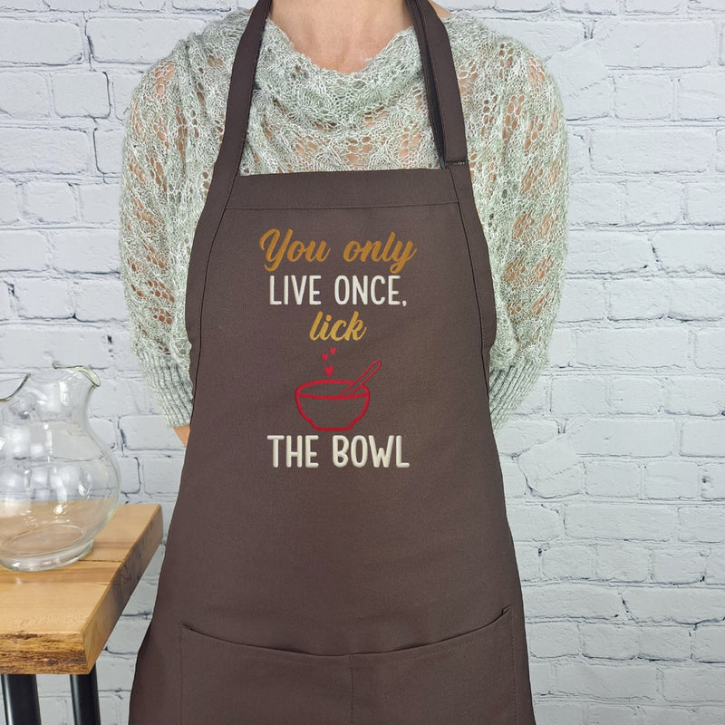 {{product_title}} – {{color}} embroidered kitchen apron