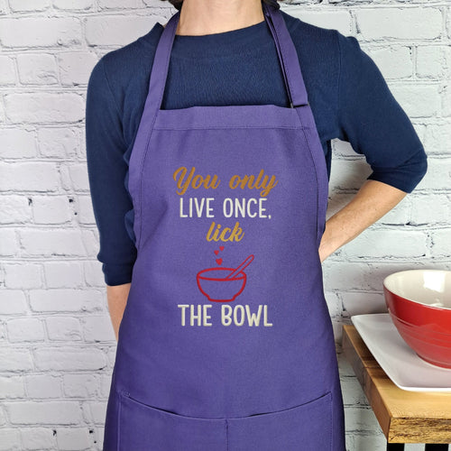 {{product_title}} – {{color}} embroidered kitchen apron