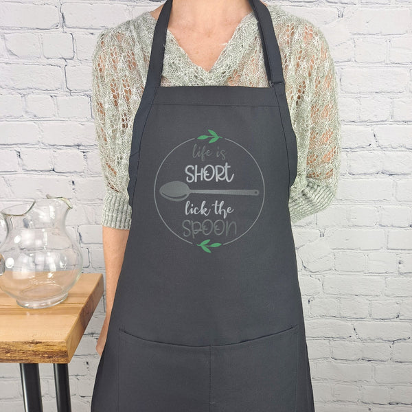 {{product_title}} – {{color}} embroidered kitchen apron