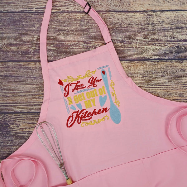 {{product_title}} – {{color}} embroidered kitchen apron