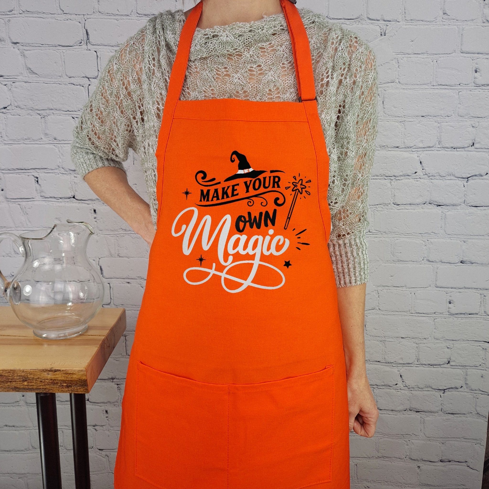 {{product_title}} – {{color}} embroidered kitchen apron