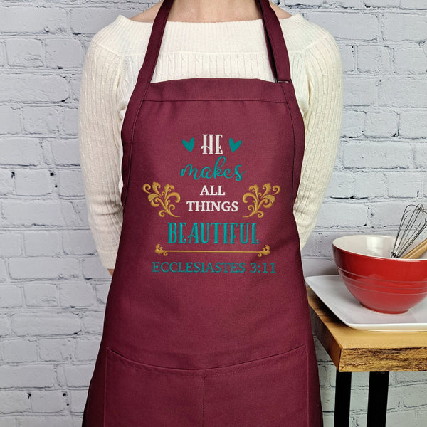 {{product_title}} – {{color}} embroidered kitchen apron