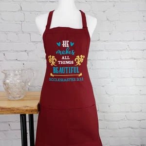 {{product_title}} – {{color}} embroidered kitchen apron