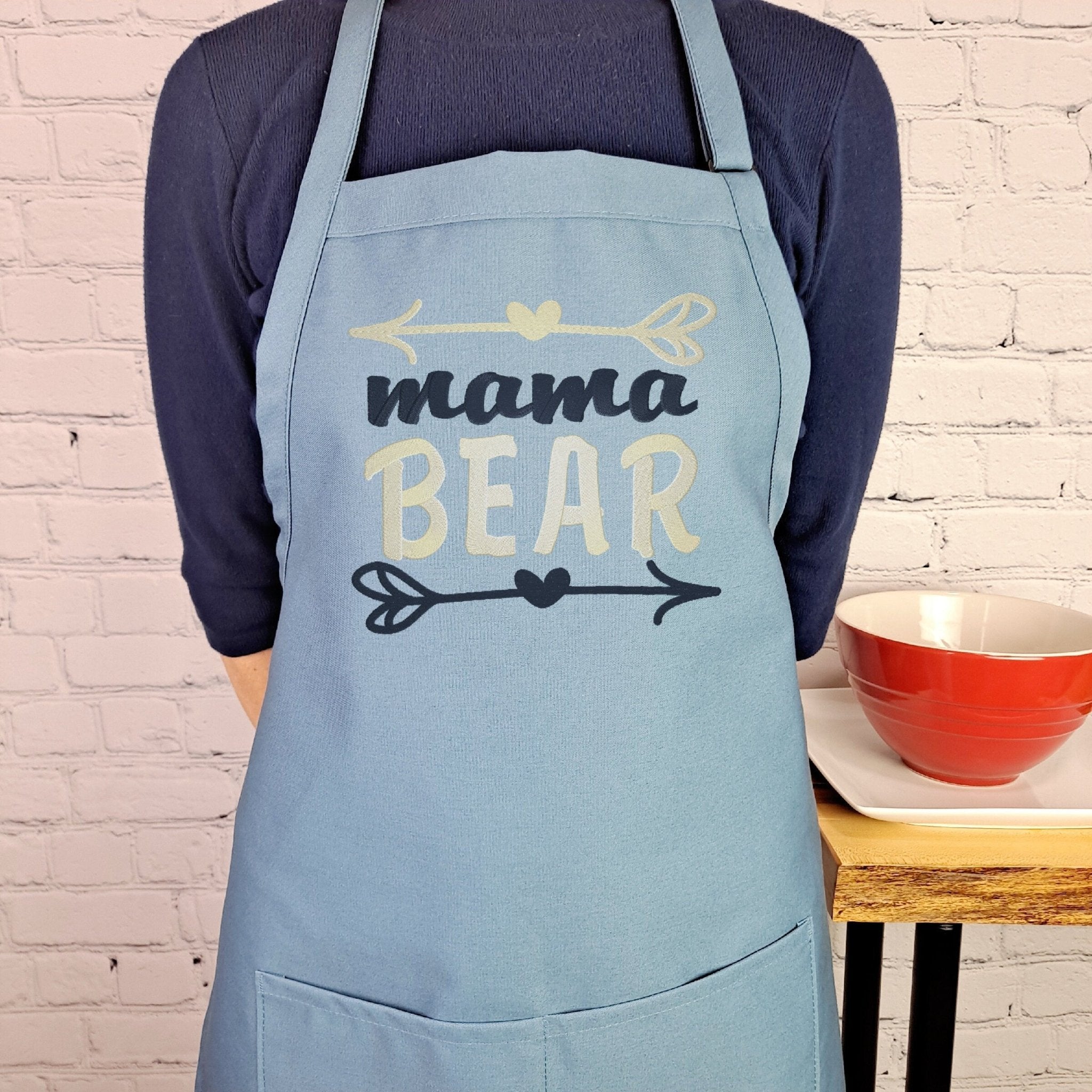 {{product_title}} – {{color}} embroidered kitchen apron