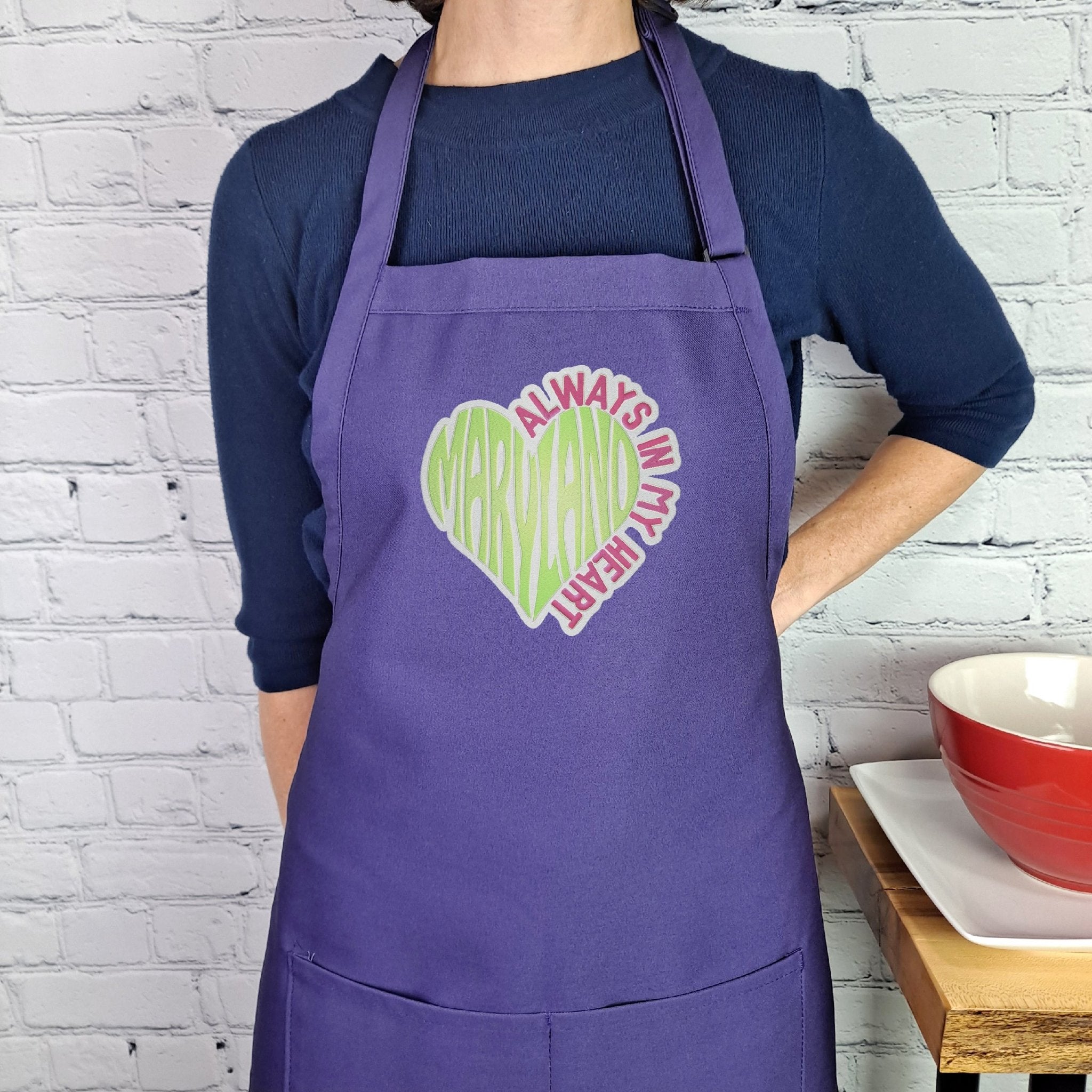 {{product_title}} – {{color}} embroidered kitchen apron