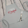 {{product_title}} – {{color}} embroidered kitchen apron