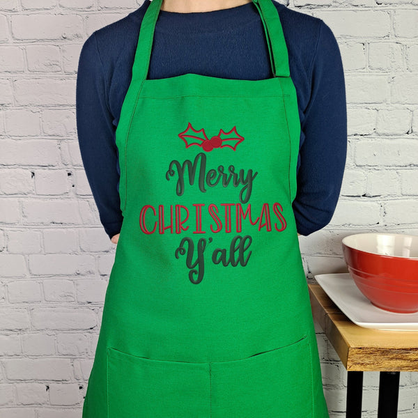 {{product_title}} – {{color}} embroidered kitchen apron