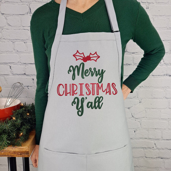 {{product_title}} – {{color}} embroidered kitchen apron