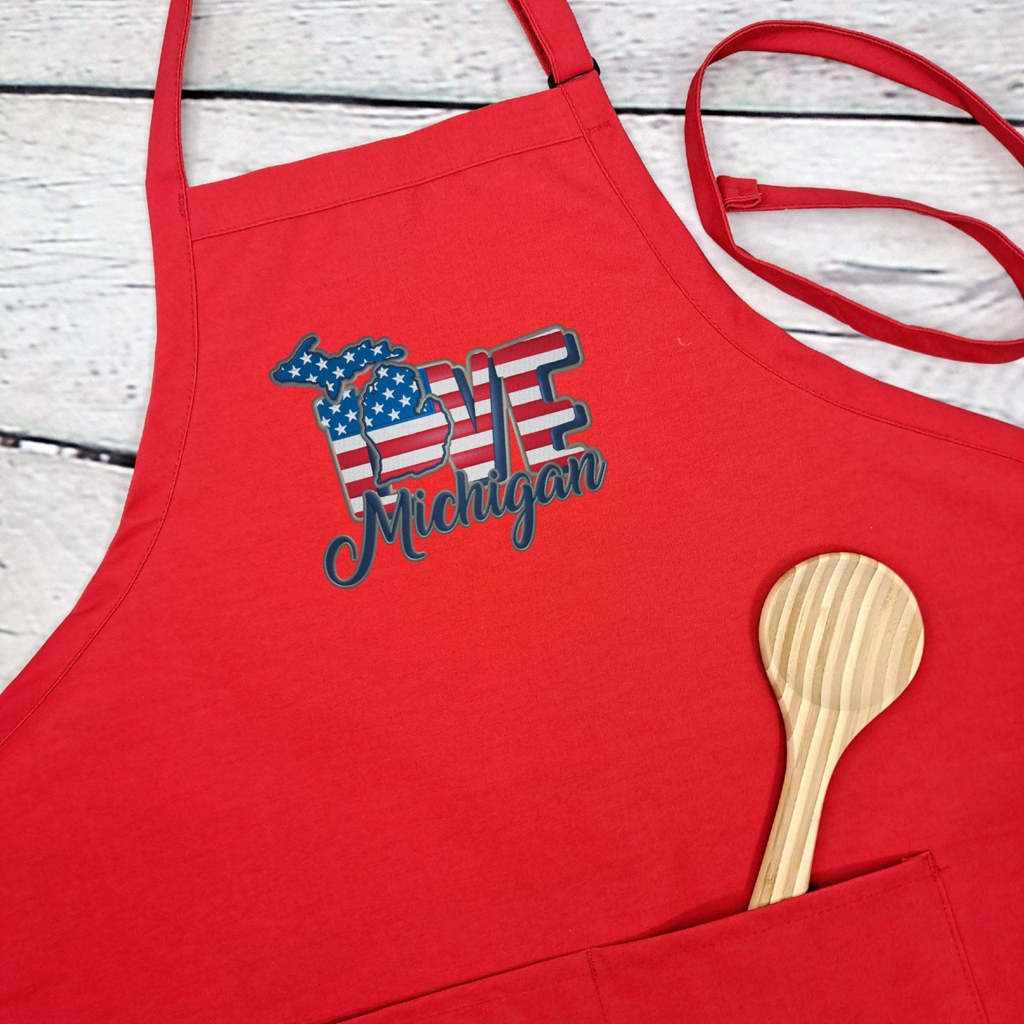 {{product_title}} – {{color}} embroidered kitchen apron