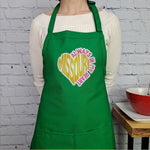 {{product_title}} – {{color}} embroidered kitchen apron
