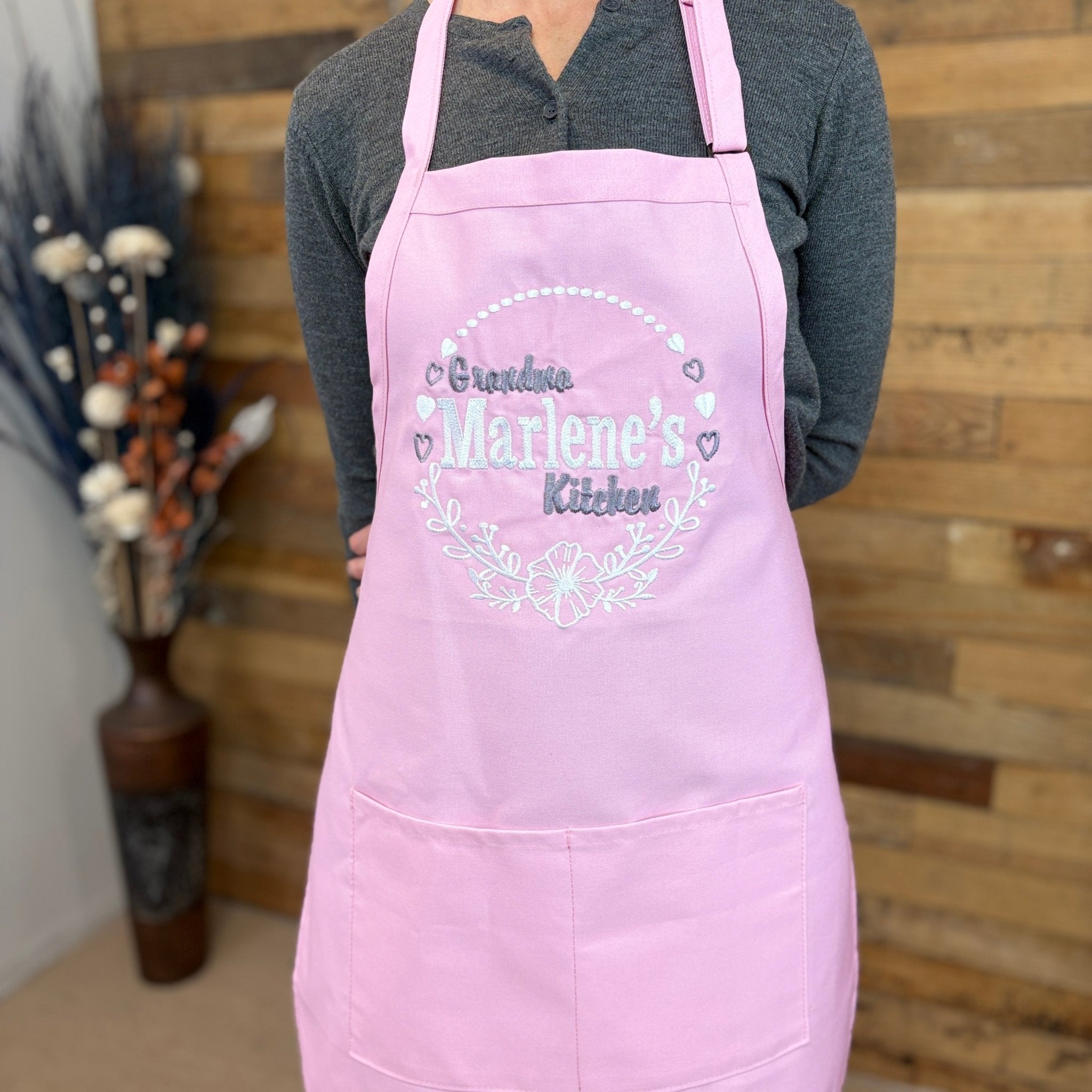 {{product_title}} – {{color}} embroidered kitchen apron