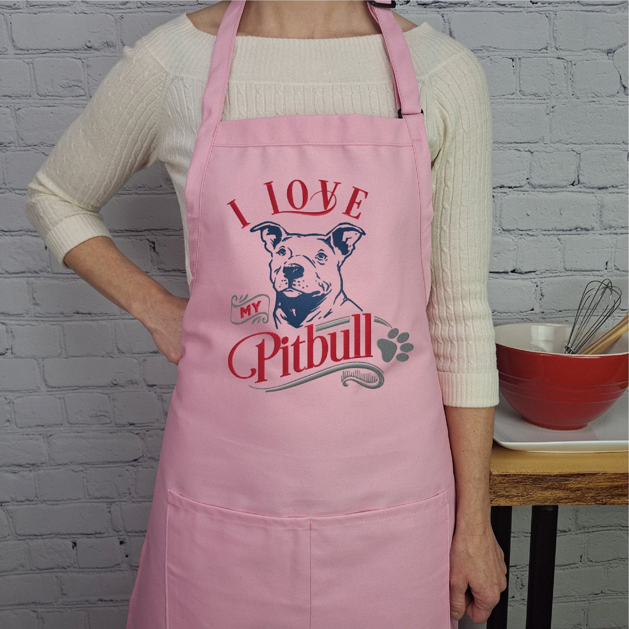 {{product_title}} – {{color}} embroidered kitchen apron