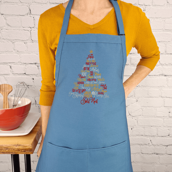 {{product_title}} – {{color}} embroidered kitchen apron