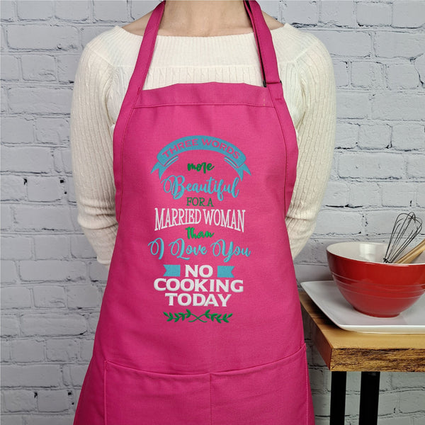 {{product_title}} – {{color}} embroidered kitchen apron