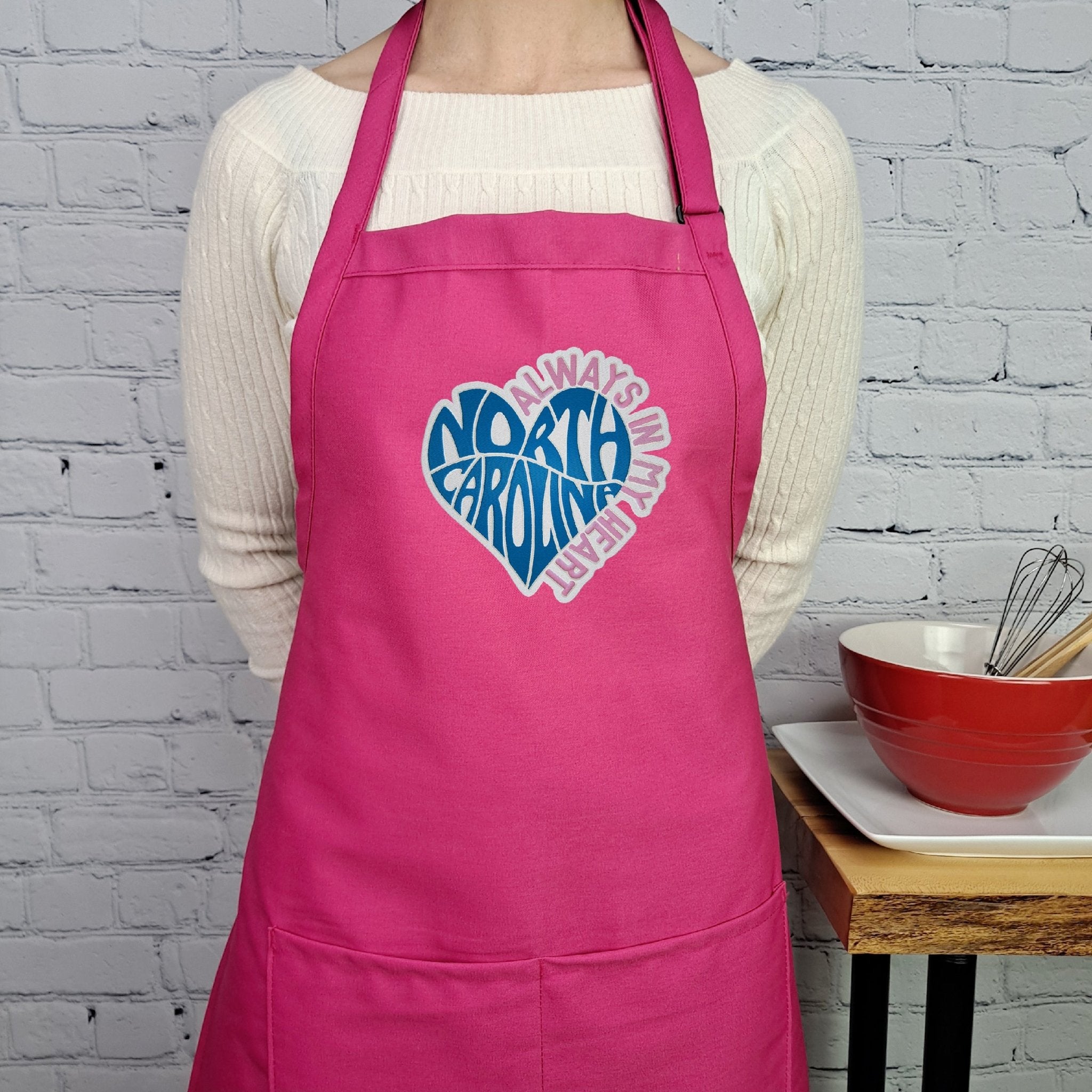{{product_title}} – {{color}} embroidered kitchen apron
