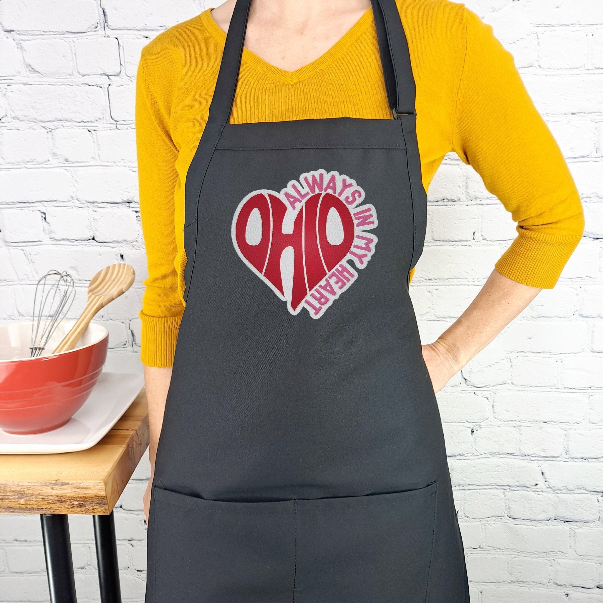 {{product_title}} – {{color}} embroidered kitchen apron