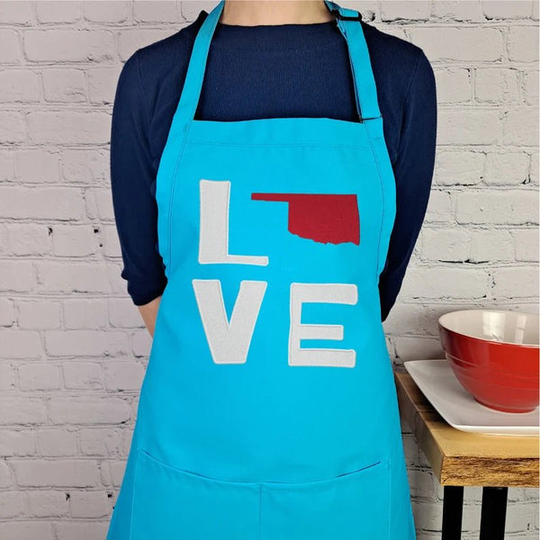 {{product_title}} – {{color}} embroidered kitchen apron