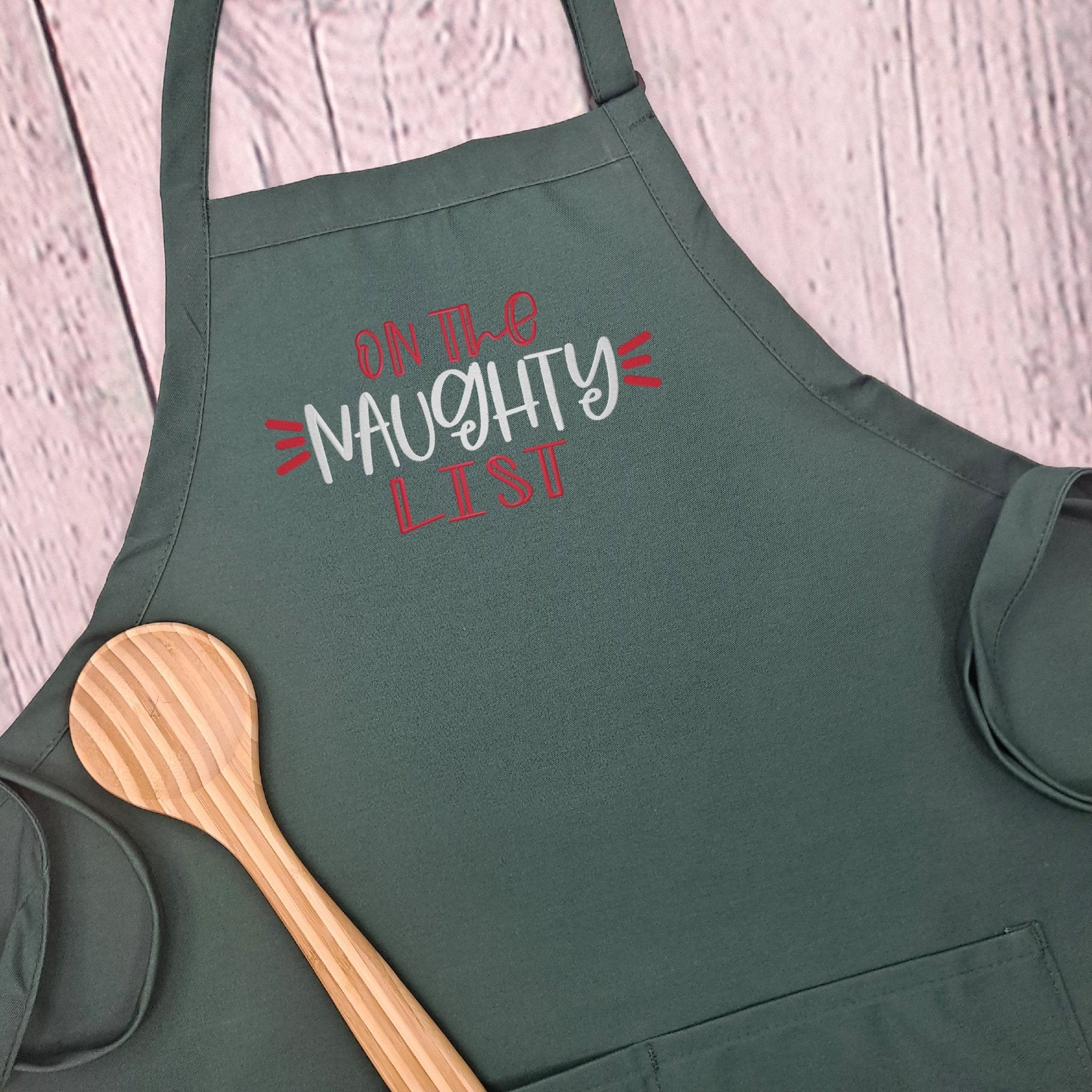 {{product_title}} – {{color}} embroidered kitchen apron
