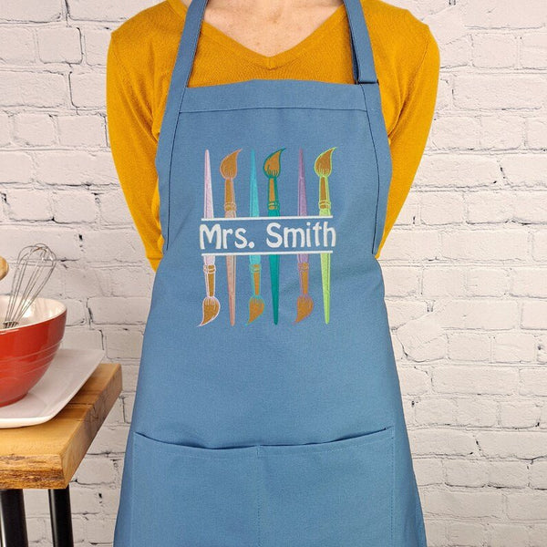 {{product_title}} – {{color}} embroidered kitchen apron