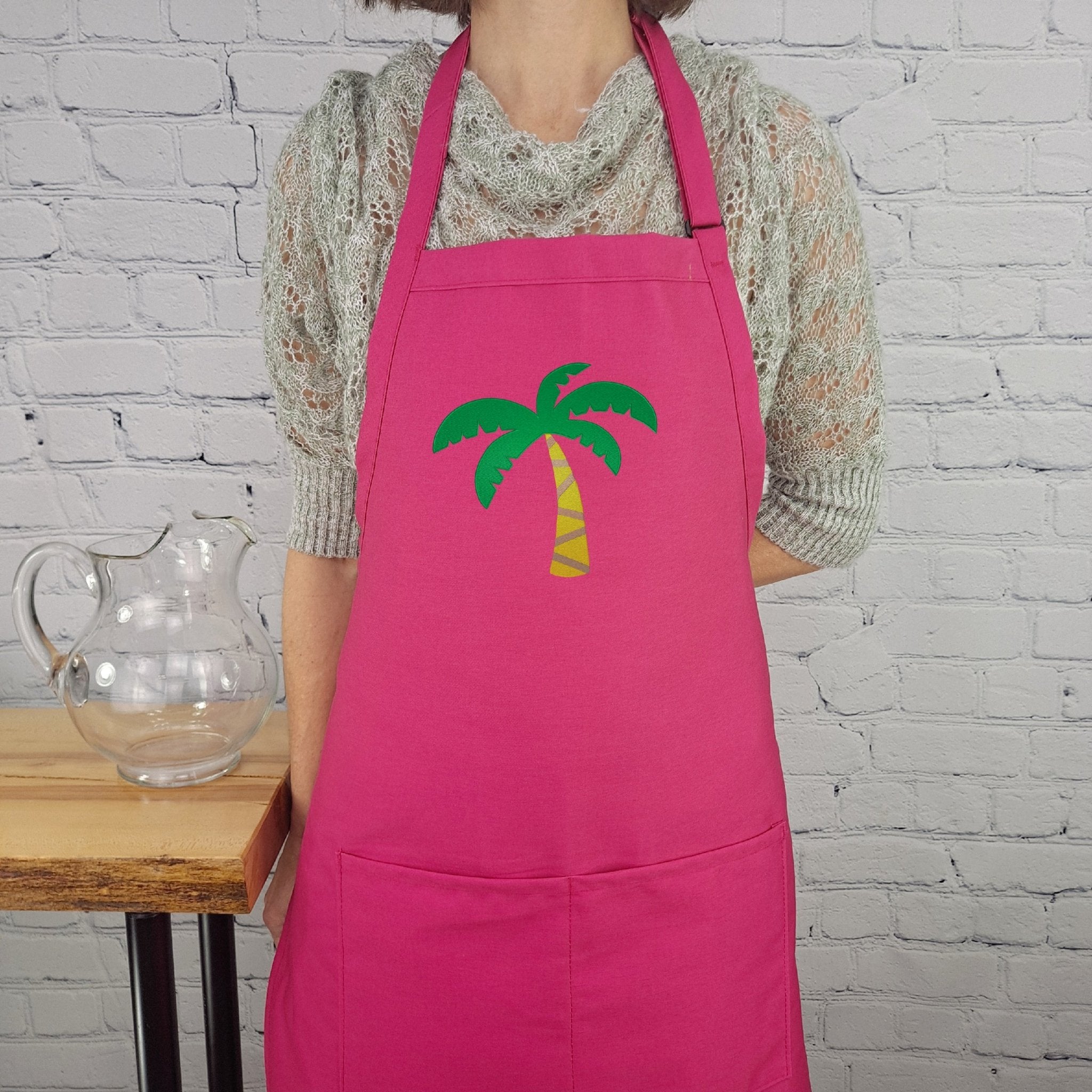 {{product_title}} – {{color}} embroidered kitchen apron