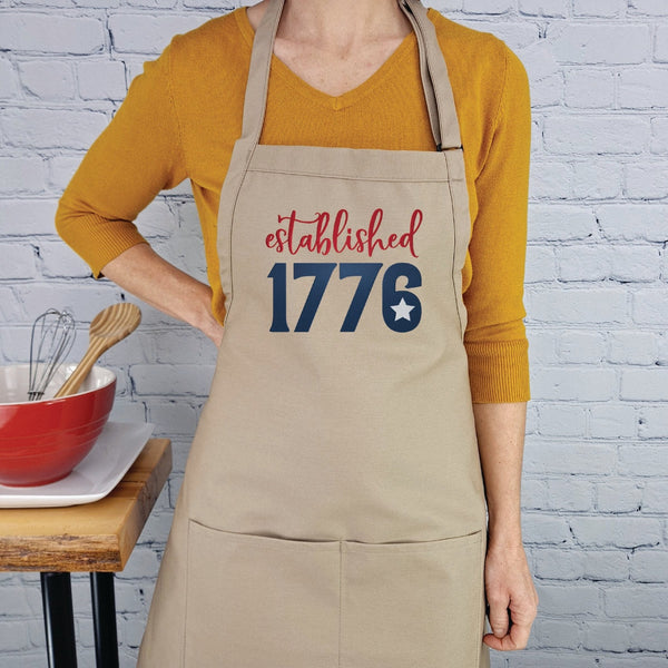 {{product_title}} – {{color}} embroidered kitchen apron