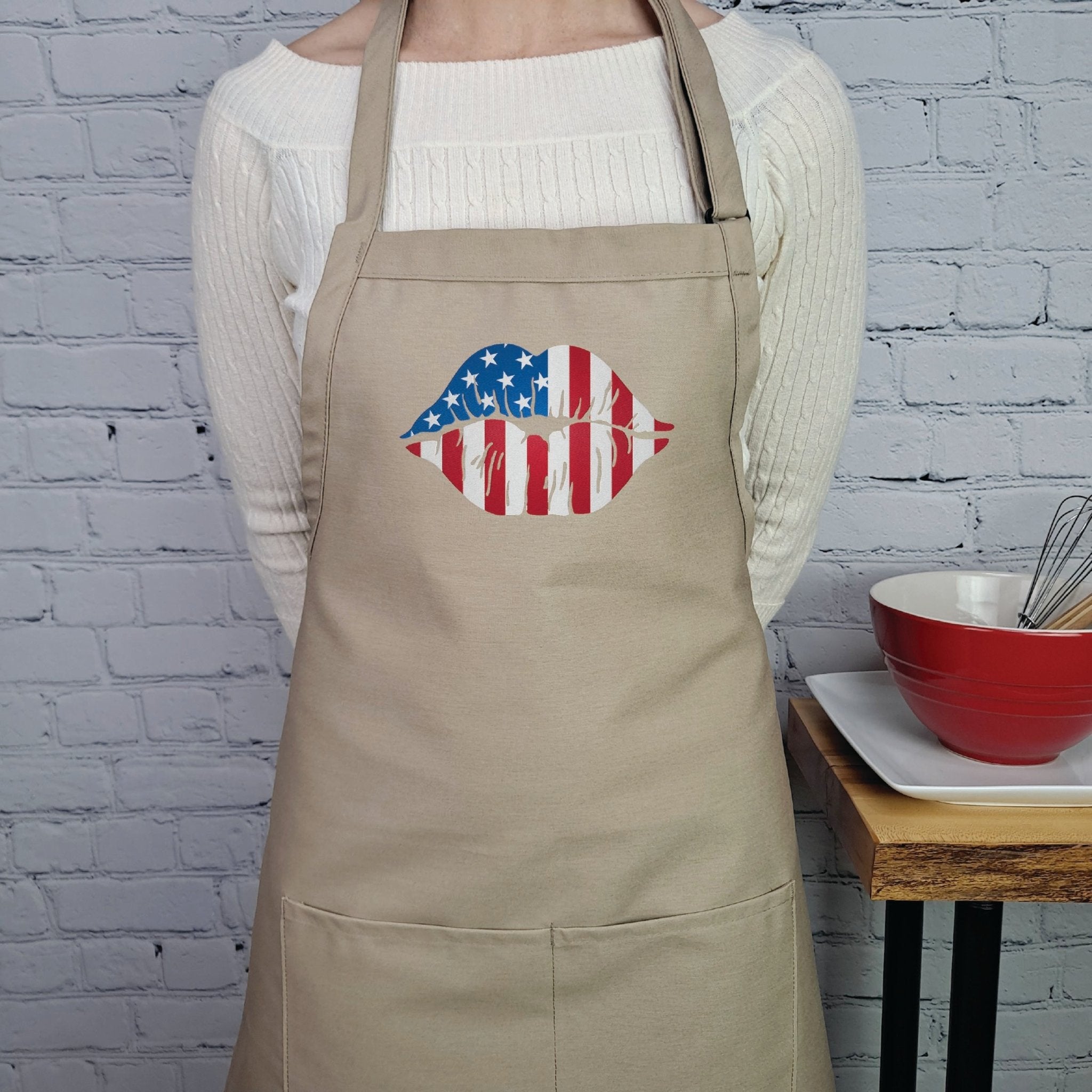 {{product_title}} – {{color}} embroidered kitchen apron