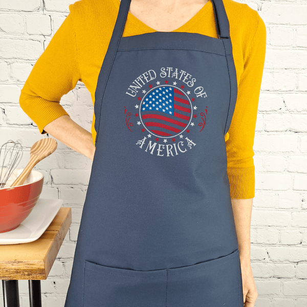 {{product_title}} – {{color}} embroidered kitchen apron