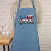 {{product_title}} – {{color}} embroidered kitchen apron