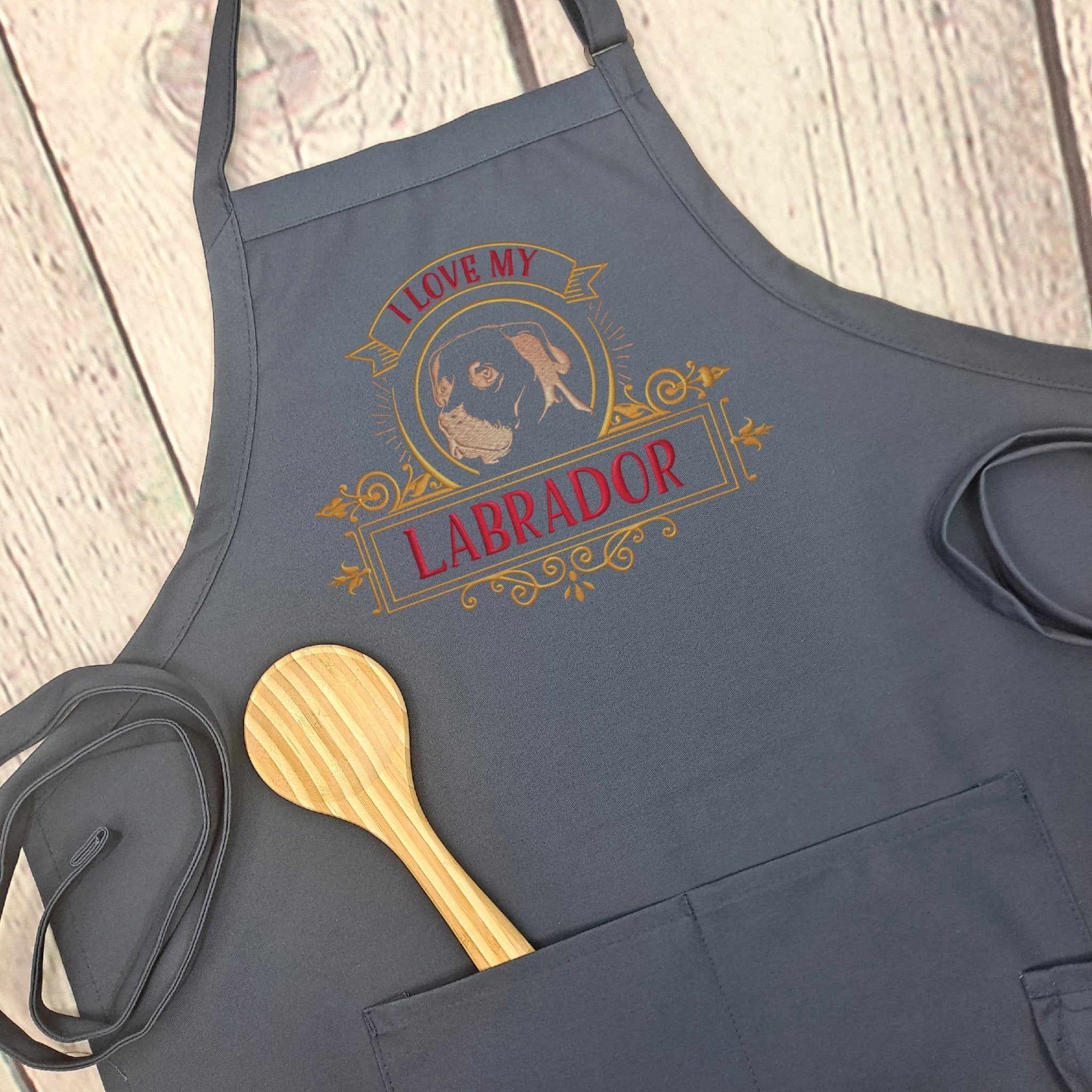 {{product_title}} – {{color}} embroidered kitchen apron
