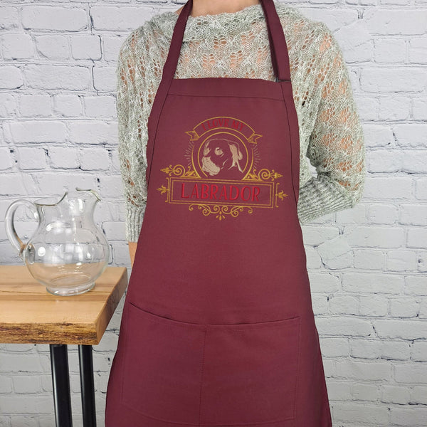 {{product_title}} – {{color}} embroidered kitchen apron