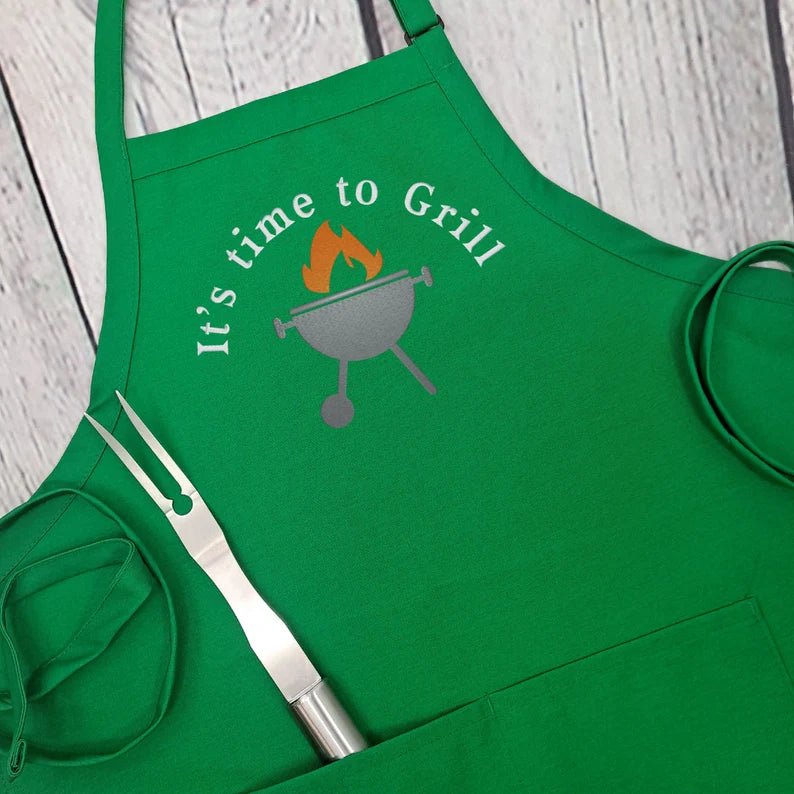 {{product_title}} – {{color}} embroidered kitchen apron