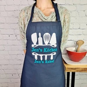 {{product_title}} – {{color}} embroidered kitchen apron