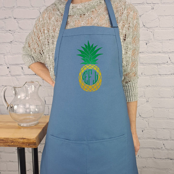 {{product_title}} – {{color}} embroidered kitchen apron