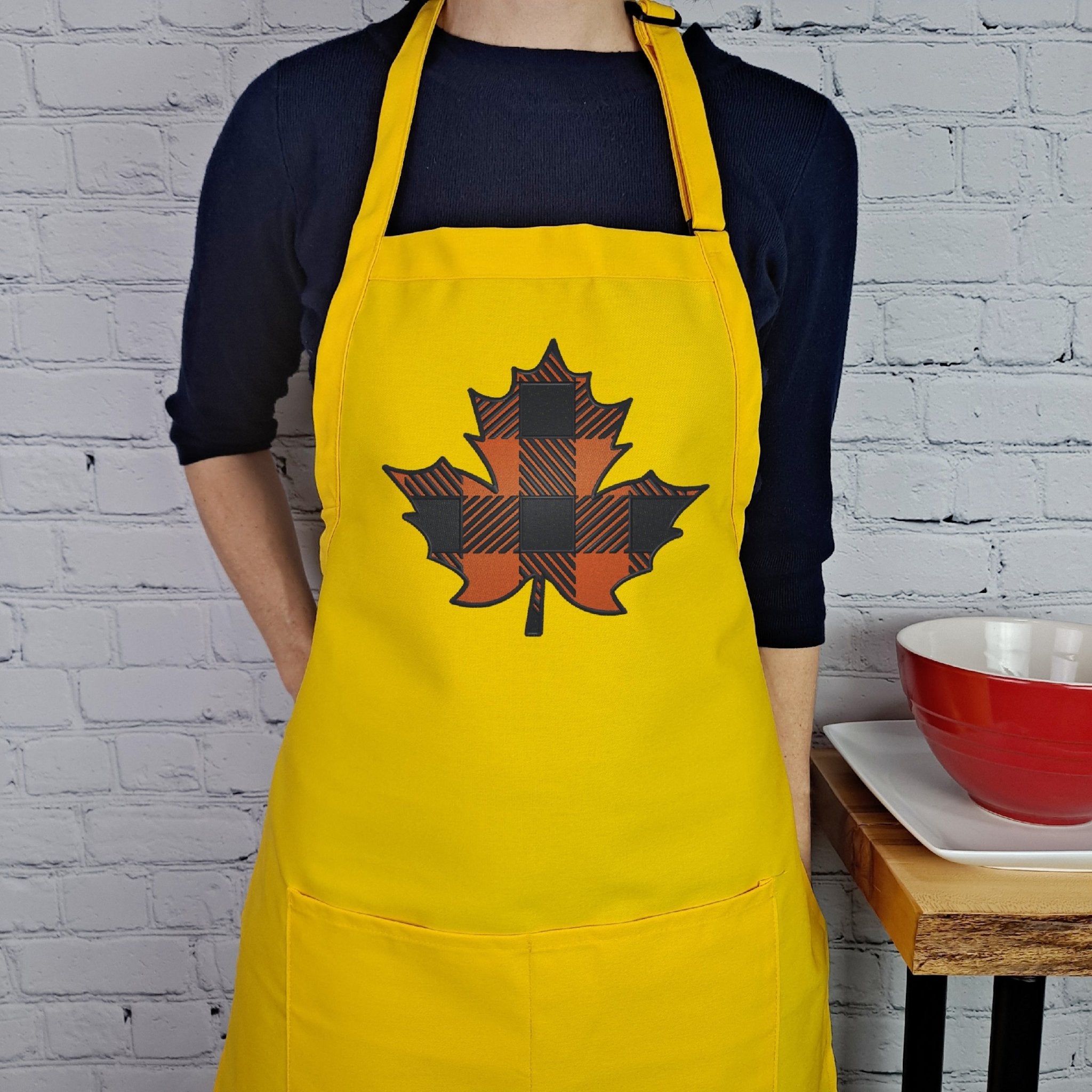 {{product_title}} – {{color}} embroidered kitchen apron