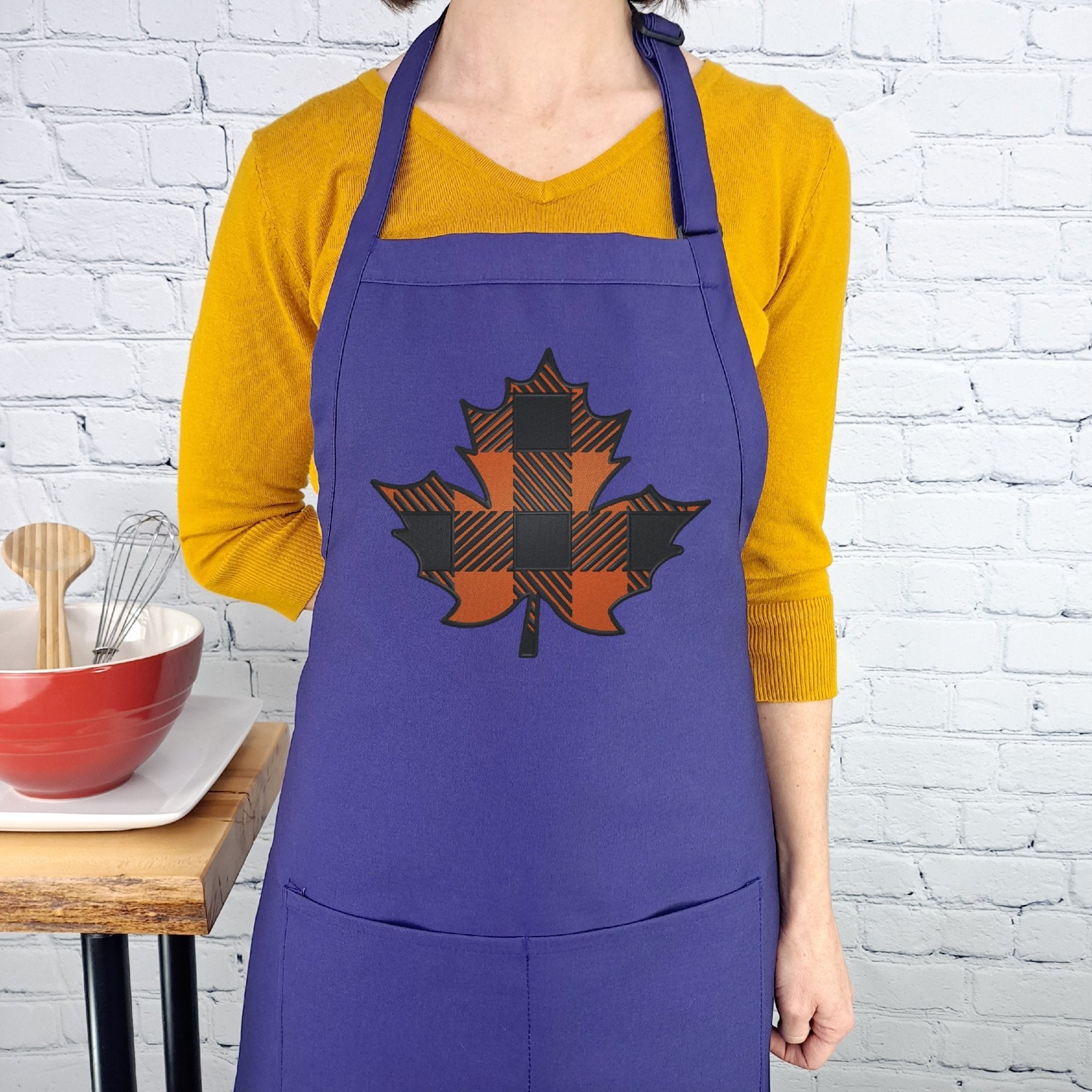 {{product_title}} – {{color}} embroidered kitchen apron